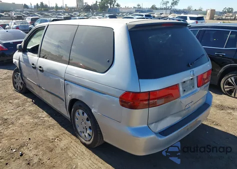 2001 Honda Odyssey Lx from USA, damaged, VIN 2HKRL18511H591528